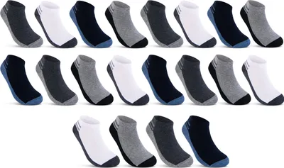 Produktbild von 8 | 12 | 20 Paar Sneaker Socken Herren Sport Baumwolle Atmungsaktiv 16737 - 20 Paar 47-50