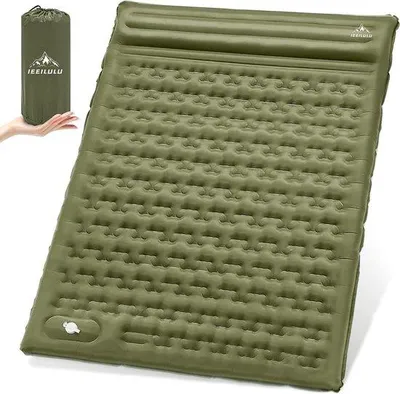 Image de Matelas de couchage Famanu pour 2 personnes - 196 x 140 cm, auto-gonflant, épaisseur 12 cm