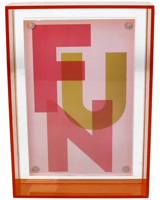 Productafbeelding van HD Collectie fotolijst, acryl, oranje, 10x15 cm