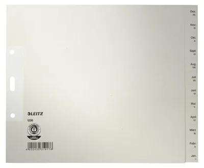 Produktbild von Leitz Register Monate, Papier