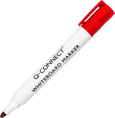 Produktbild von Whiteboard-Marker Q-Connect – runde Spitze, rot