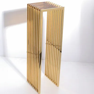 Produktbild von Casa Padrino Luxus Metall Säule Gold H. 120 cm - Luxus Metall Möbel