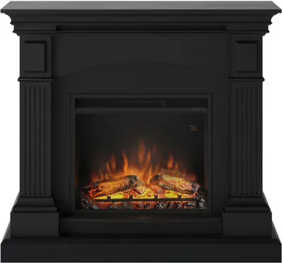 Image de Cheminée électrique décorative "Magna" Noir profond - Powerflame