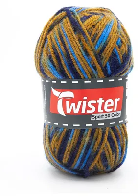 Produktbild von 50g Twister Sport color  rost-braun 05 stricken häkeln