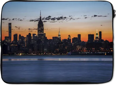 Produktbild von MuchoWow® Laptop Hülle 14 ZollNew York - Skyline - Amerika Laptoptasche - Laptoptasche - Stoßsicher - Schutzhaube