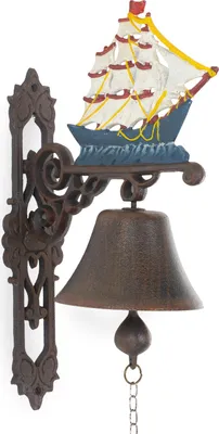 Image de Moritz Cloche de porte Cloche de tracteur en fonte Style antique Tracteur Rétro Clochette Ferme