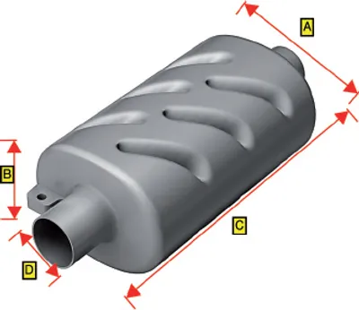 Produktbild von Allpa Kunststoff Schalldämpfer, Schlauchanschluß Ø60mm