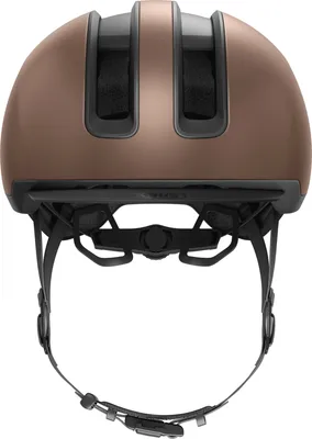Immagine prodotto di Casco da bici ABUS HUD-Y - con luce posteriore a LED magnetica e ricaricabile e chiusura magnetica - Elegante casco urbano per l'uso quotidiano - per uomo e donna - Marrone, taglia M (54-58 cm)