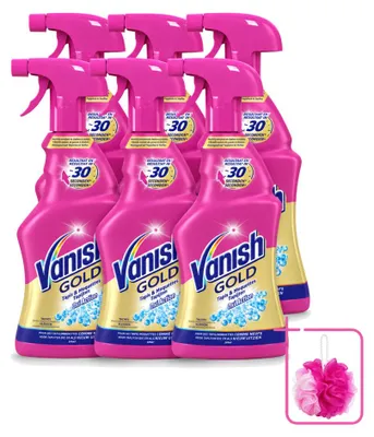 Produktbild von 6 x Vanish Oxi Action Gold Fleckenentferner-Spray für Teppiche 500 ml - Sparpackung - 6 Stücke