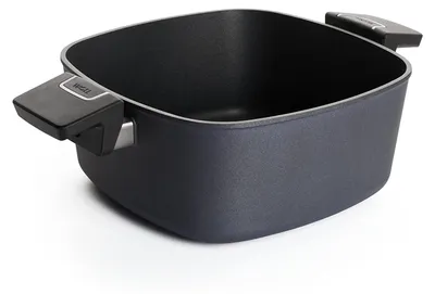 Gusseisen-Bräter, 24 cm, eckig, antihaftbeschichtet, ofenfest