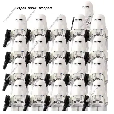 Obrázek produktu pro Sada 21 kusů figurek - Star Wars armáda Snowtrooperu.