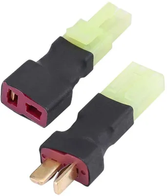 Obrázok produktu pre Sada konektorov Tamiya Mini T-Plug | Vhodné pre autorádio JVC, WLtoys 144001, 300 mAh LiPo batéria | Vysoká odolnosť