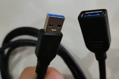 Image de Microconnect MC-ITH-USB3AAF-002, 1,8 m, USB A, USB A, USB 3.2 Gen 1 (3.1 Gen 1), Noir