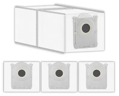 4 Staubsaugerbeutel für ECOVACS DEEBOT X9 PRO Omni