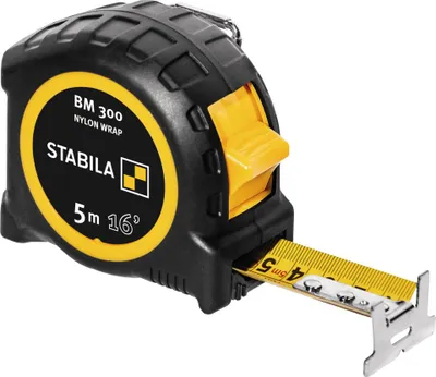 Produktbild von STABILA Taschenbandmaß 5 m (16") cm/inch-Skala BM 300