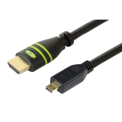 Immagine prodotto di Techly ICOC-HDMI-4-AD5 Techly HDMI kabel High Speed mit Ethernet-Micro D 5m schwarz