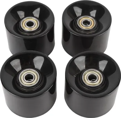 Produktbild von 4pcs Skateboardräder Hochelastizität Polyurethan60x45 mm Longboard -Walzen mit Lagern