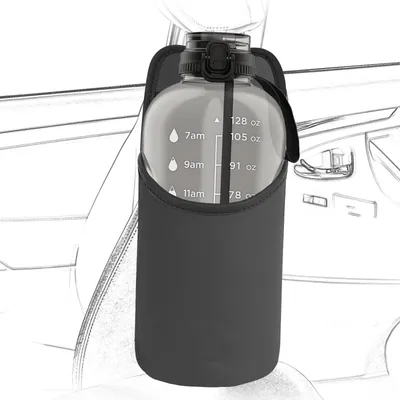 Produktbild von Halter für große Wasserflaschen – Verstellbarer Getränkehalter – Kompatibel mit Yeti/Hydro Flask/Stanley – Getränkehalter für Autositze – Organizer für Getränkehalter – Geeignet für 64 oz/66 oz Flaschen