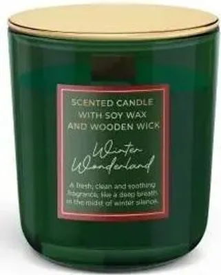 Produktbild von Duftkerze "Winter Wonderland" mit Deckel