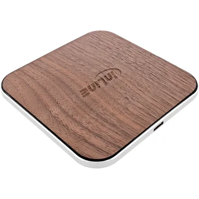 Produktbild von InLine Qi woodcharge, wireless fast charger, 5/7,5/10W/15W, USB-C, Drinnen, USB, 9 V, 2 A, Kabelloses Aufladen, 1 m