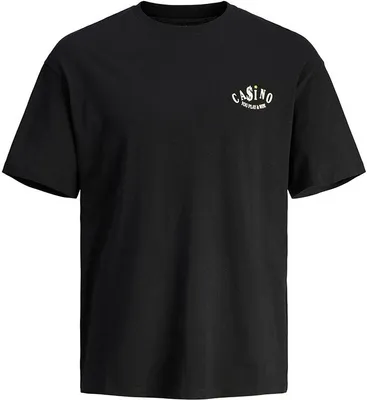 Produktbild von Jack & Jones Gumbo Kurzarm-t-shirt Schwarz M Mann Schwarz M