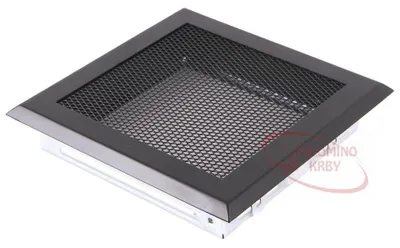 Obrázok produktu pre Krbová mriežka 16x16 cm čierna matná