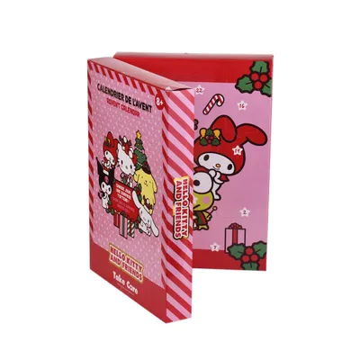Produktbild von Home-Flair 1x Hello Kitty & Friends Adventskalender – Offizieller Sanrio Weihnachtskalender mit 24 exklusiven Überraschungen
