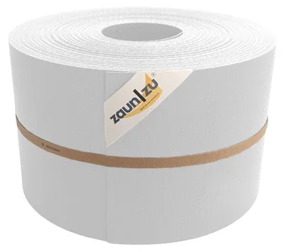 Produktbild von Sichtschutzstreifen PP zaun|zu DELUX Rolle 50m Weiß 50m