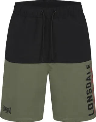 Immagine prodotto di Pantaloncini da spiaggia da uomo regular fit HAYLING Olive/Black/Red L Lonsdale