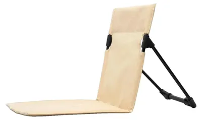 Immagine prodotto di Sedia da campeggio, portatile, imbottita, color crema