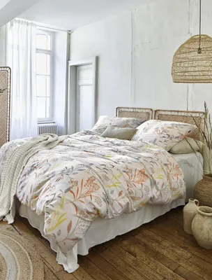 Produktbild von Irisette Seersucker Bettwäsche-Garnitur Easy 8510  Farbe orange Größe  135x200+80x80cm