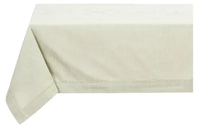 Tischdecke grün 100% Baumwolle 160 x 270 cm