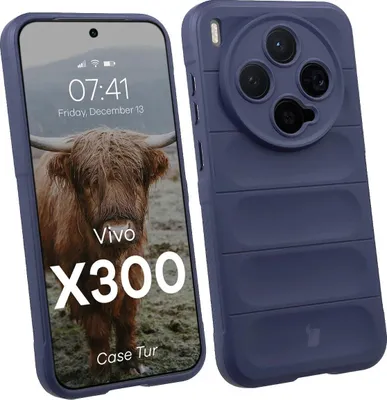 Produktbild von Robuste Handyhülle für Vivo X300, Bizon Case Tur, Dunkelblau