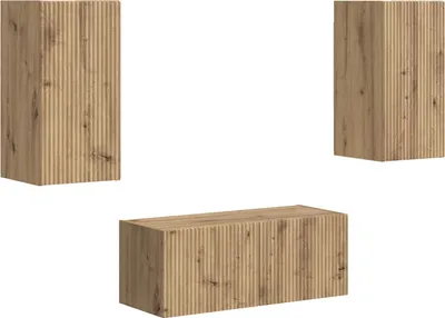 Obrázok produktu pre vidaXL Súprava dvoch televíznych komód, Imitácia "Artisan dub", materiál: drevotrieska