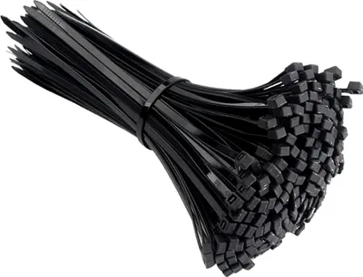 Produktbild von Schwarze Kabelbinder 100 Stück 100x2.5mm Nylon