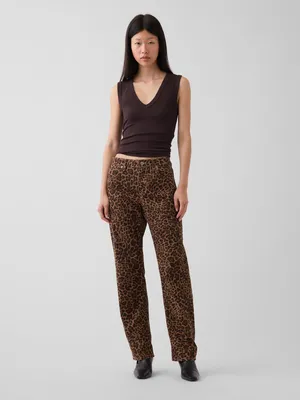 Produktbild von GAP Jeans mit mittelhohem Bund, geradem Schnitt und schmal zulaufendem Bein 30REG