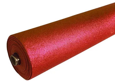 Glitzer-Moosgummi EVA 90cm breit ab 0,5m rot