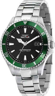 Produktbild von Sector Herren Analog Uhr Casual Edelstahl Armbanduhr silber USE23161008