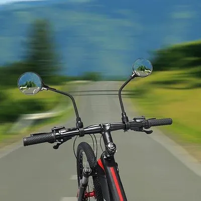 Produktbild von Famanu Fahrradrückspiegel - Klappbar, 360° drehbar,