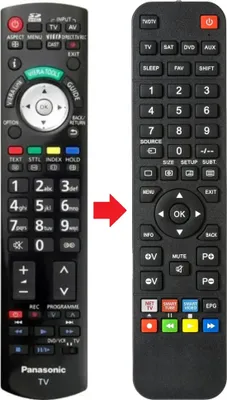 Produktbild von Fernbedienung passend für PANASONIC N2QAYB000353