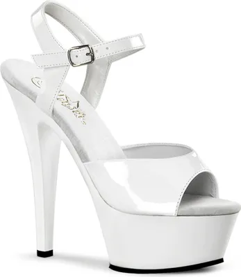 Produktbild von KISS-209 Damen Sandale von Pleaser, Weiß  , EU 41, US 11