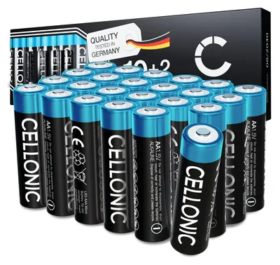 Image de CELLONIC AA Alcaline Piles batteries pour télécommandes, jouets - 24x