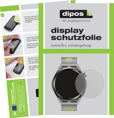 Produktbild von 5x Schutzfolie für Huawei Watch GT Runner matt Displayschutzfolie Folie Display Schutz dipos