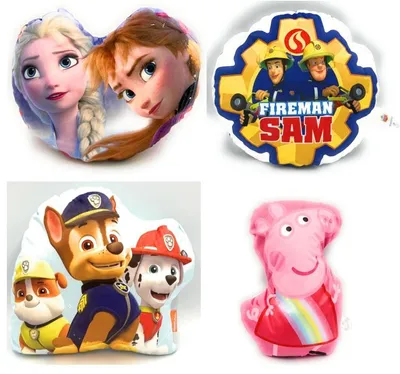 Produktbild von Kinder Formkissen Paw Patrol, Frozen II, Sam, Peppa Pig , Design:Peppa Pig