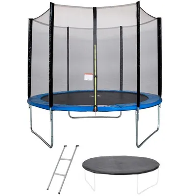 Produktbild von Trampolin MAXI ECO Ø 300 cm Blau - Mit Netz, Leiter, Schutzhülle