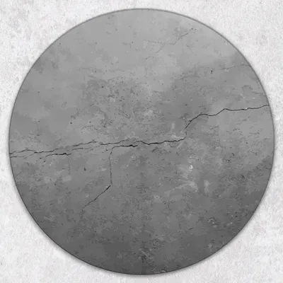 Produktbild von Glas-Herdabdeckplatten Glaskeramikkochfeld-Abdeckung Spritzschutz Glas Runden Schneidebrett fi40 cm - Beton Textur