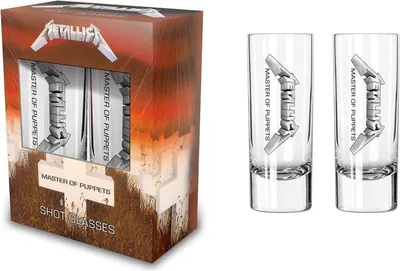 Produktbild von Metallica Schnapsglas-Set Master Of Puppets klar Standard