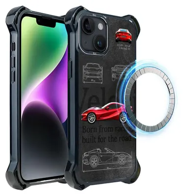 Immagine prodotto di Custodia per iPhone 14 Plus IBIZU DropGuard Ultra con MagSafe, TechDrive, 812 Superfast