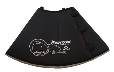 Produktbild von All Four Paws Haustier-Halskragen Comfy Cone M 20 cm Schwarz