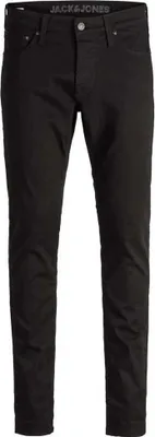 Produktbild von Jack & Jones 12159153, Schwarz, Jeans, Baumwolle, Elasthan, Polyester, Nicht bleichen, Natürliche Trocknung, Feinwäsche (30°C)
